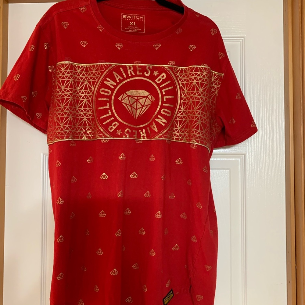 Billionaire Boys Club Red Graphic Tee